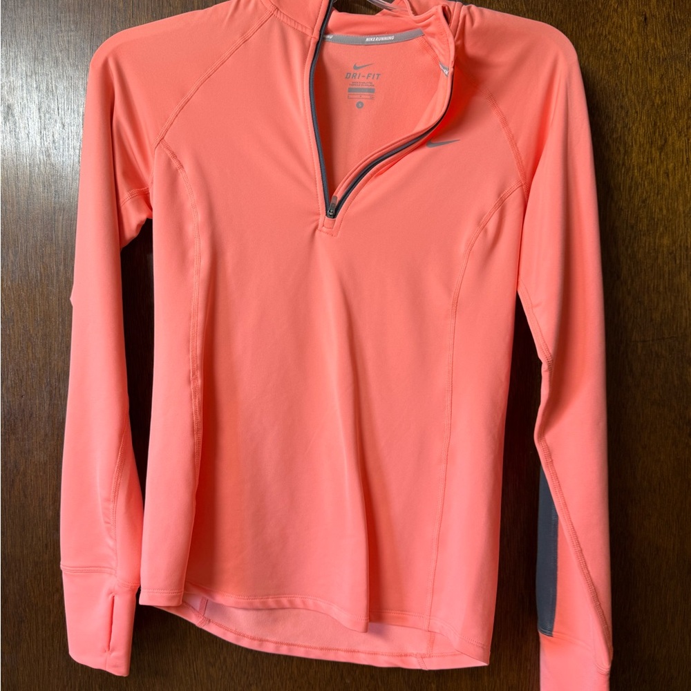 Nike Women's Vibrant Coral Long Sleeve Tee